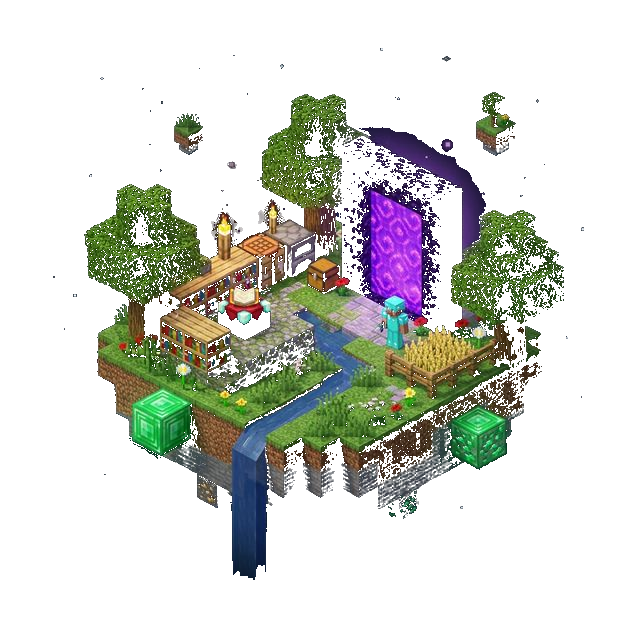 Minecraft Portal Island